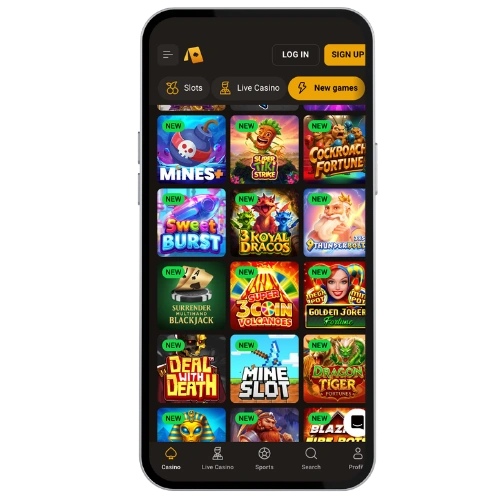 SlotLair mobile